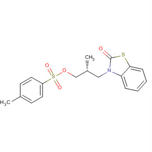 509148-20-3  2(3H)-Benzothiazolone,3-[(2R)-2-methyl-3-[[(4-methylphenyl)sulfonyl]oxy]propyl]-