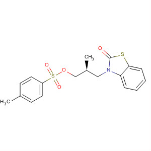 509148-21-4  2(3H)-Benzothiazolone,3-[(2S)-2-methyl-3-[[(4-methylphenyl)sulfonyl]oxy]propyl]-