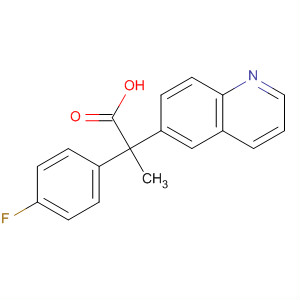 50971-24-9  6-Quinolineacetic acid, 2-(4-fluorophenyl)-a-methyl-