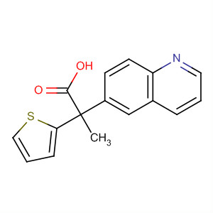 50971-25-0  6-Quinolineacetic acid, a-methyl-2-(2-thienyl)-