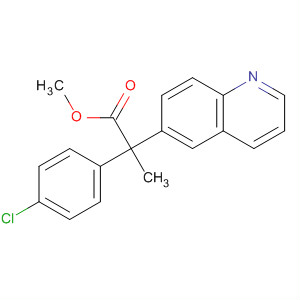 50971-37-4  6-Quinolineacetic acid, 2-(4-chlorophenyl)-a-methyl-, methyl ester