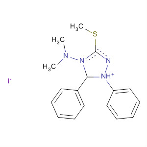 51000-28-3  1H-1,2,4-Triazolium, 4-(dimethylamino)-3-(methylthio)-1,5-diphenyl-,iodide