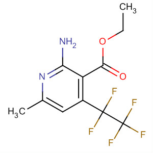 51076-61-0  3-Pyridinecarboxylic acid, 2-amino-6-methyl-4-(pentafluoroethyl)-, ethylester
