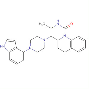 511230-35-6  1(2H)-Quinolinecarboxamide,N-ethyl-3,4-dihydro-2-[[4-(1H-indol-4-yl)-1-piperazinyl]methyl]-