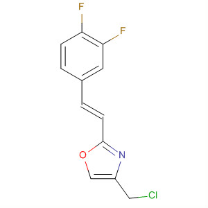 511532-86-8  Oxazole, 4-(chloromethyl)-2-[(1E)-2-(3,4-difluorophenyl)ethenyl]-