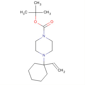 511538-93-5  1-Piperazinecarboxylic acid, 4-(1-ethenylcyclohexyl)-, 1,1-dimethylethylester