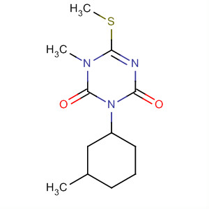 51162-74-4  1,3,5-Triazine-2,4(1H,3H)-dione,1-methyl-3-(3-methylcyclohexyl)-6-(methylthio)-