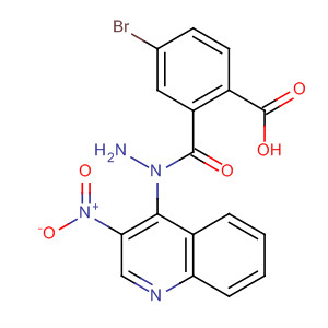 51168-97-9  Benzoic acid, 4-bromo-, 2-(3-nitro-4-quinolinyl)hydrazide