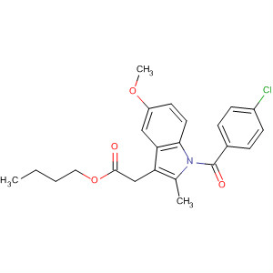 5119-15-3  1H-Indole-3-acetic acid, 1-(4-chlorobenzoyl)-5-methoxy-2-methyl-, butylester