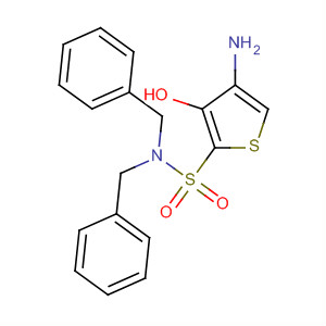 512190-89-5  2-Thiophenesulfonamide, 4-amino-3-hydroxy-N,N-bis(phenylmethyl)-