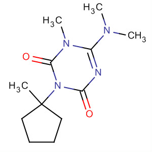 51235-64-4  1,3,5-Triazine-2,4(1H,3H)-dione,6-(dimethylamino)-1-methyl-3-(1-methylcyclopentyl)-