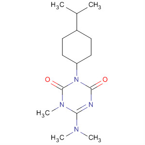 51235-75-7  1,3,5-Triazine-2,4(1H,3H)-dione,6-(dimethylamino)-1-methyl-3-[4-(1-methylethyl)cyclohexyl]-