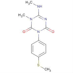 51236-12-5  1,3,5-Triazine-2,4(1H,3H)-dione,1-methyl-6-(methylamino)-3-[4-(methylthio)phenyl]-