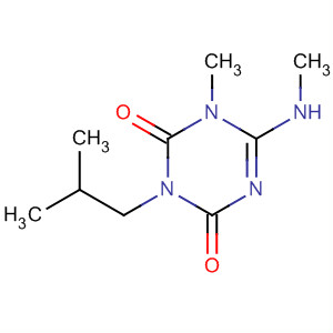 51236-15-8  1,3,5-Triazine-2,4(1H,3H)-dione,1-methyl-6-(methylamino)-3-(2-methylpropyl)-