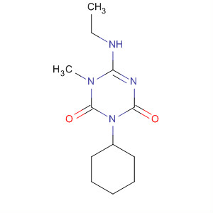 51236-16-9  1,3,5-Triazine-2,4(1H,3H)-dione, 3-cyclohexyl-6-(ethylamino)-1-methyl-