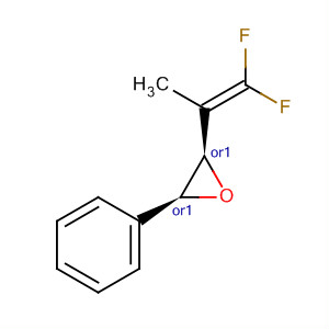 512780-65-3  Oxirane, 2-(2,2-difluoro-1-methylethenyl)-3-phenyl-, (2R,3S)-rel-