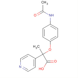 51363-15-6  4-Pyridineacetic acid, 2-[4-(acetylamino)phenoxy]-a-methyl-