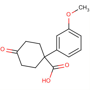 51414-27-8  Cyclohexanecarboxylic acid, 1-(3-methoxyphenyl)-4-oxo-