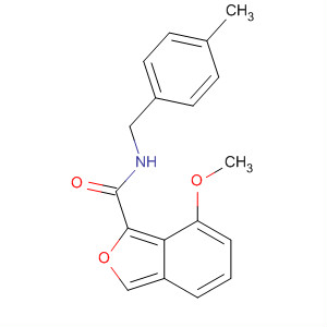 514221-93-3  2-Benzofurancarboxamide, 7-methoxy-N-[(4-methylphenyl)methyl]-
