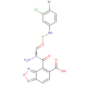 514804-05-8  2,1,3-Benzoxadiazole-5-carboxylic acid,2-[[(4-bromo-3-chlorophenyl)amino]thioxomethyl]hydrazide
