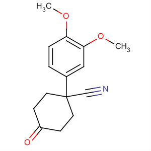 51533-65-4  Cyclohexanecarbonitrile, 1-(3,4-dimethoxyphenyl)-4-oxo-