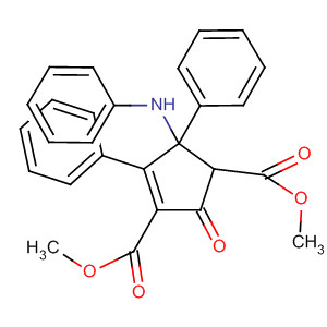 51544-86-6  3-Cyclopentene-1,3-dicarboxylic acid,2-oxo-4,5-diphenyl-5-(phenylamino)-, dimethyl ester