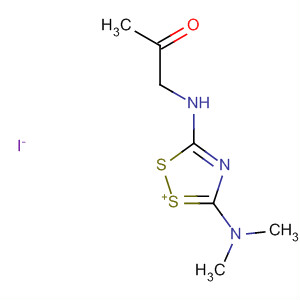 51568-00-4  1,2,4-Dithiazol-1-ium, 3-(acetylmethylamino)-5-(dimethylamino)-, iodide