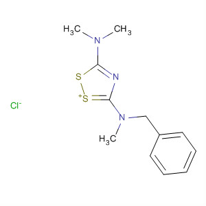 51568-01-5  1,2,4-Dithiazol-1-ium,3-(dimethylamino)-5-[methyl(phenylmethyl)amino]-, chloride