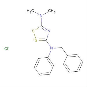 51568-03-7  1,2,4-Dithiazol-1-ium,3-(dimethylamino)-5-[phenyl(phenylmethyl)amino]-, chloride