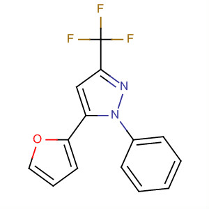 515845-27-9  1H-Pyrazole, 5-(2-furanyl)-1-phenyl-3-(trifluoromethyl)-