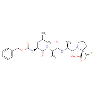 515871-40-6  L-Proline,2-(difluoromethyl)-N-[(phenylmethoxy)carbonyl]leucyl-L-alanyl-L-alanyl-