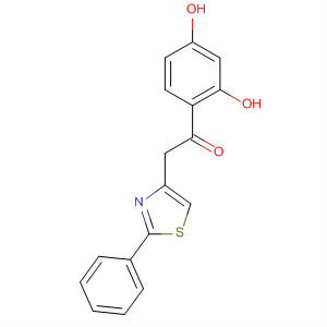 51625-78-6  Ethanone, 1-(2,4-dihydroxyphenyl)-2-(2-phenyl-4-thiazolyl)-
