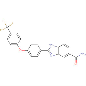 516480-91-4  1H-Benzimidazole-5-carboxamide,2-[4-[4-(trifluoromethyl)phenoxy]phenyl]-