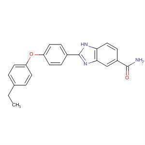 516481-02-0  1H-Benzimidazole-5-carboxamide, 2-[4-(4-ethylphenoxy)phenyl]-