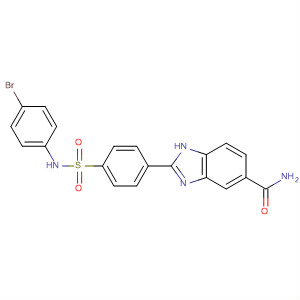 516481-43-9  1H-Benzimidazole-5-carboxamide,2-[4-[[(4-bromophenyl)amino]sulfonyl]phenyl]-