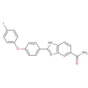 516481-99-5  1H-Benzimidazole-5-carboxamide, 2-[4-(4-iodophenoxy)phenyl]-