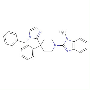 516520-98-2  1H-Benzimidazole,1-methyl-2-[4-phenyl-4-[1-(phenylmethyl)-1H-imidazol-2-yl]-1-piperidinyl]-