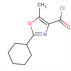 51655-86-8  4-Oxazolecarbonyl chloride, 2-cyclohexyl-5-methyl- 51655-86-8  4-Oxazolecarbonyl chloride, 2-cyclohexyl-5-methyl-