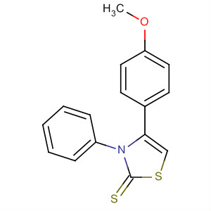 51655-94-8  2(3H)-Thiazolethione, 4-(4-methoxyphenyl)-3-phenyl-