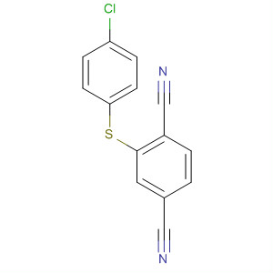 51762-74-4  1,4-Benzenedicarbonitrile, 2-[(4-chlorophenyl)thio]-