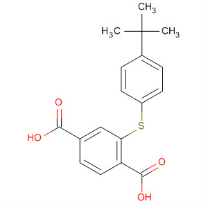 51762-80-2  1,4-Benzenedicarboxylic acid, 2-[[4-(1,1-dimethylethyl)phenyl]thio]-