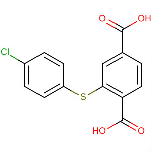 51762-81-3  1,4-Benzenedicarboxylic acid, 2-[(4-chlorophenyl)thio]-