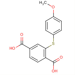 51762-84-6  1,4-Benzenedicarboxylic acid, 2-[(4-methoxyphenyl)thio]-