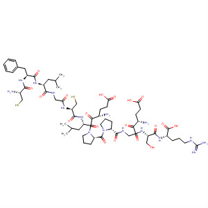 517866-06-7  L-Arginine,L-cysteinyl-L-phenylalanyl-L-leucylglycyl-L-cysteinyl-L-a-glutamyl-L-leucyl-L-prolyl-L-prolyl-L-a-glutamylglycyl-L-seryl-