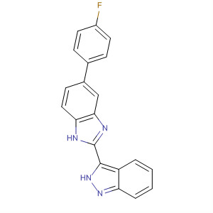 518356-08-6  1H-Benzimidazole, 5-(4-fluorophenyl)-2-(2H-indazol-3-yl)-