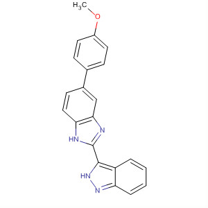 518356-10-0  1H-Benzimidazole, 2-(2H-indazol-3-yl)-5-(4-methoxyphenyl)-