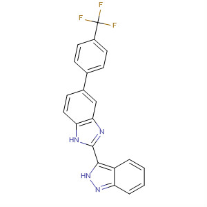 518356-20-2  1H-Benzimidazole, 2-(2H-indazol-3-yl)-5-[4-(trifluoromethyl)phenyl]-