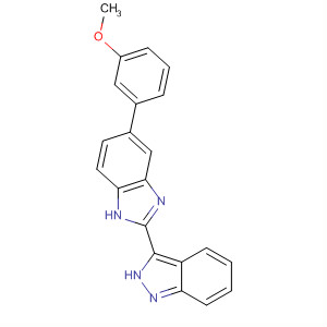518356-22-4  1H-Benzimidazole, 2-(2H-indazol-3-yl)-5-(3-methoxyphenyl)-
