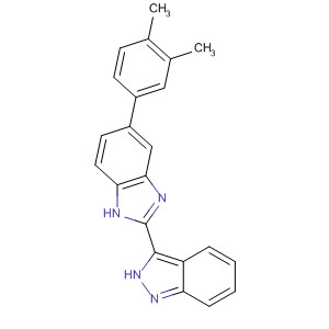 518356-24-6  1H-Benzimidazole, 5-(3,4-dimethylphenyl)-2-(2H-indazol-3-yl)-