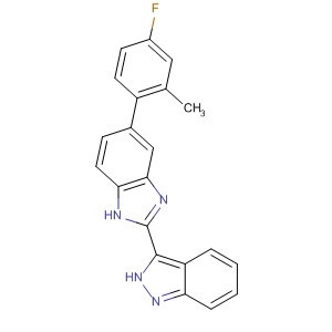 518356-45-1  1H-Benzimidazole, 5-(4-fluoro-2-methylphenyl)-2-(2H-indazol-3-yl)-
